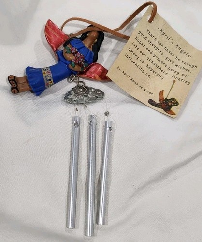 April Romo de Vivar Aprils Angel Small Chime Native American Art .preloved - Picture 5 of 7