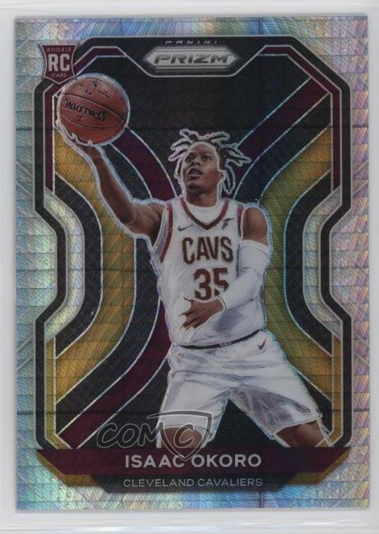 2020-21 Panini Prizm Hyper Prizm Isaac Okoro #298 6o3