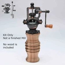 1 Peppermill Kit Pepper Grinder EZ Old Fashion Mill Woodturning Lathe Fast Ship