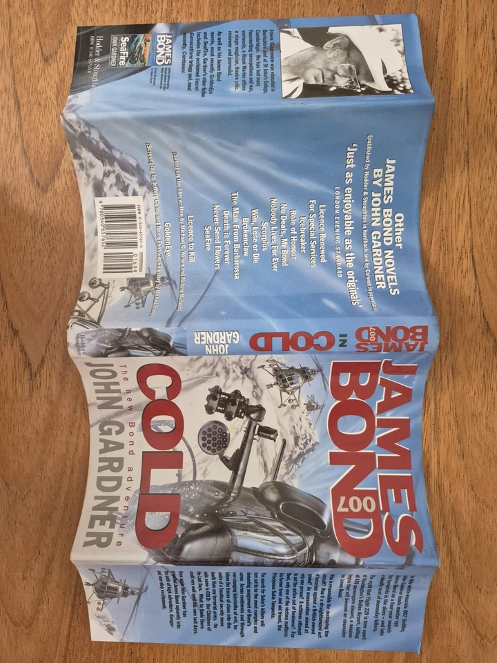 Ian Fleming's James Bond: COLD By John Gardner, 1996 (1st/1st) SUPER RARE! - image 2 of 4