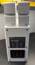 Bose Acoustimass 7 Bass Module w/ 2 Dual Cube Speakers OEM Wall Mounts
