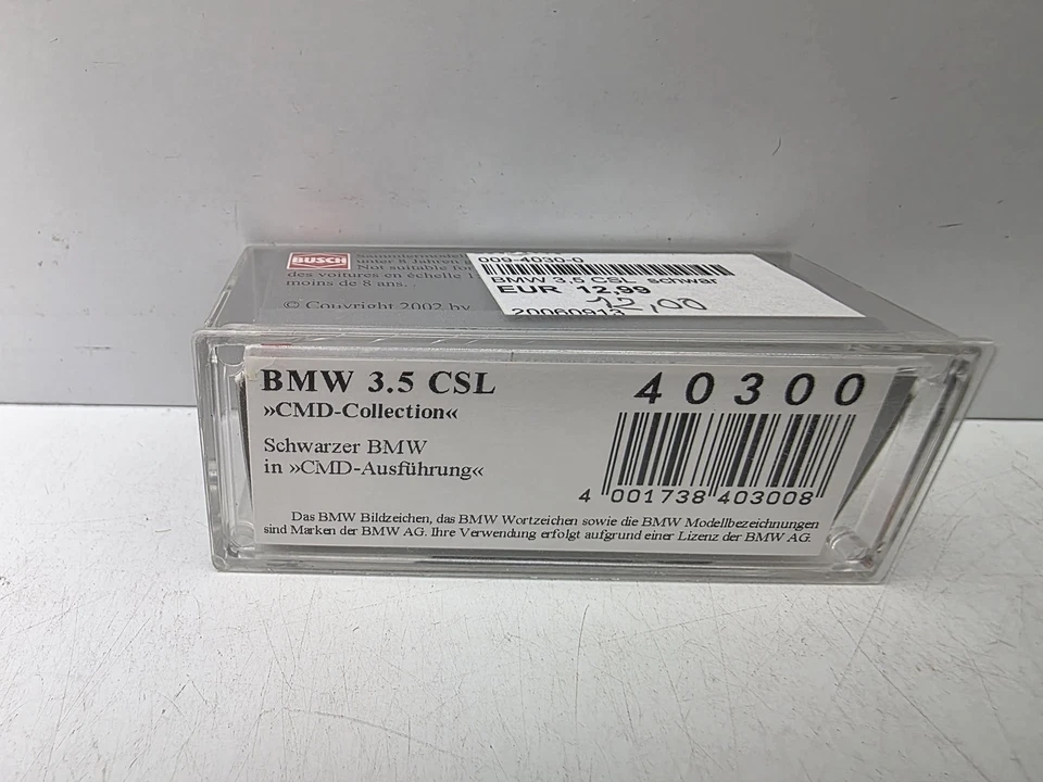 H0 / 1:87 - Busch - PKW BMW 3.5 CSL in OVP/ 4 G 159 - Bild 2 von 2