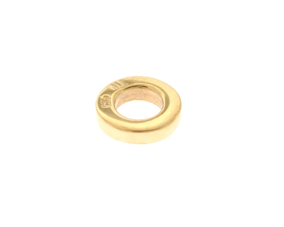 PANDORA 14K Yellow Gold Spacer Disc Charm ALE