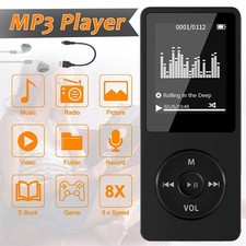 Bluetooth Unterstützung MP3 Player Musik Spieler Digital FM Radio Wasserdicht DE