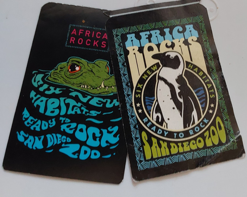 2 EXPIRED 2017SAN DIEGO CA ZOO THEATER TICKETS AFRICA ROCKS