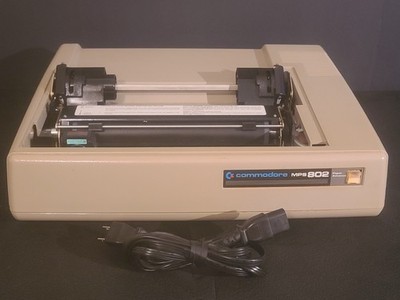 NOT WORKING for Parts/Repair Commodore 64 MPS 802 Printer Vintage 1984