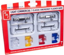 AMT Parts Packs - Classic Emergency Flasher Parts Pack Works with Many 1:25 Dra