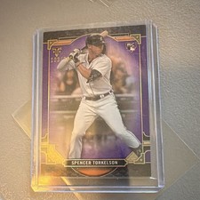 Topps 2022 Triple Threads Spencer Torkelson RC #58 Detroit Tigers Amethyst /109