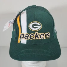 Vintage Green Bay Packers Logo 7 ProLine Youth Boys Adjustable Strapback Hat NWT