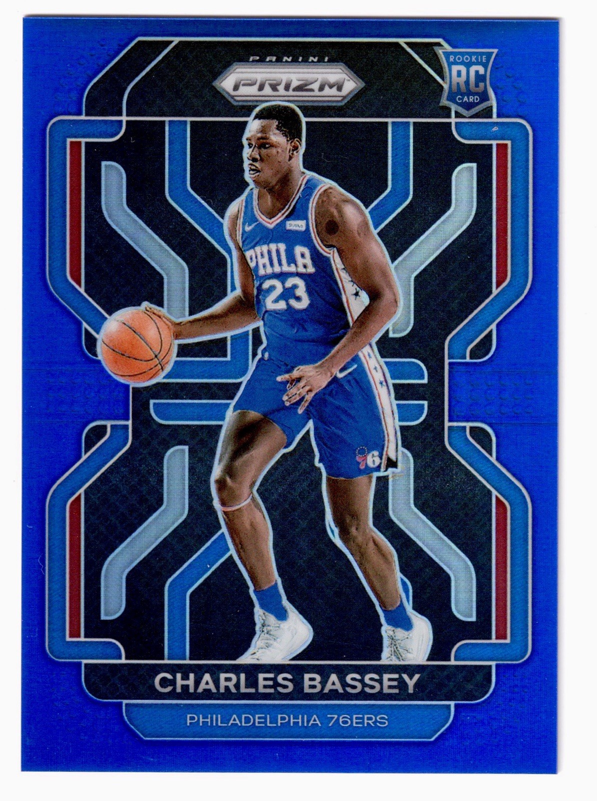 2021-22 Panini Prizm Charles Bassey Blue Rookie RC /199 #304