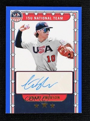 2024 Stars and Stripes 15U National Signatures Team Sets Grady Emerson Auto 0j81