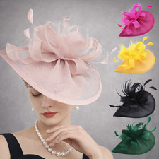 2025 Elegant Fascinator Hat for Women Tea Party Kentucky Derby Fascinator