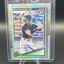 Panini 2023 Donruss Optic Rated Prospect Green Braylon Payne #117 Auto Brewers