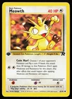New ListingMeowth 62/82 Common 1st Edition Team Rocket Pokémon Card
