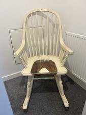 Laura Ashley Bramley Rocking Chair - Excellent Condition Cream & Distressed