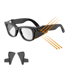 Safety Glasses Side Shields for Ray-Ban Meta Smart Glasses, Durable Fit