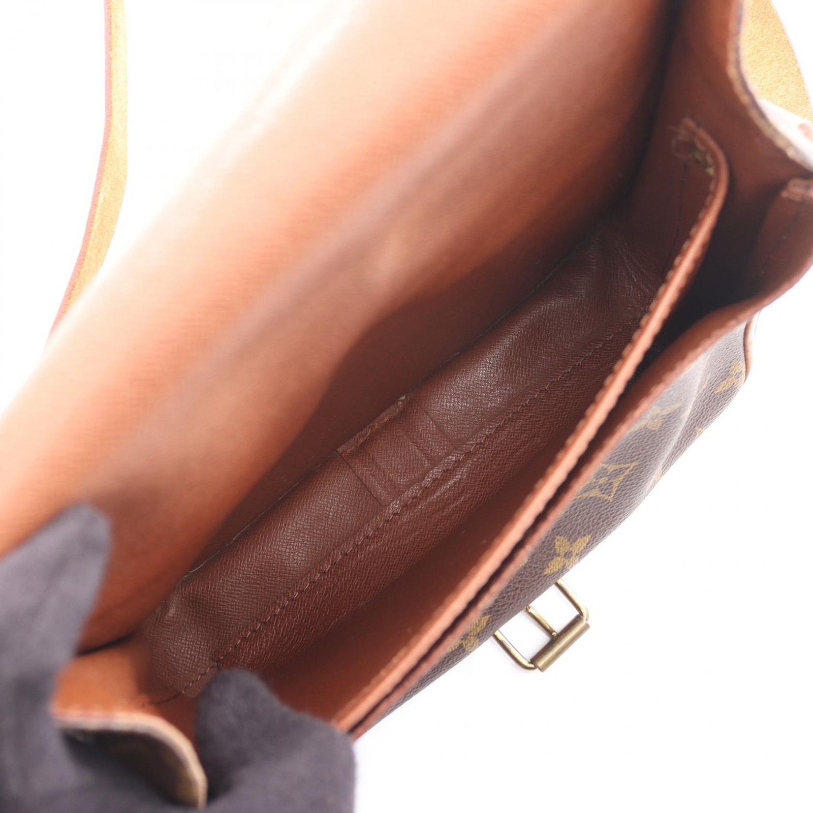 LOUIS VUITTON Cartouchiere MM Shoulder Bag M51253 Monogram canvas leather Used thumbnail 3