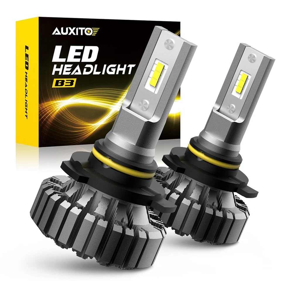 Faro LED AUXITO 9012 HIR2 B3 para Ford Edge Taurus Police interceptor sedán Foto 2 de 4