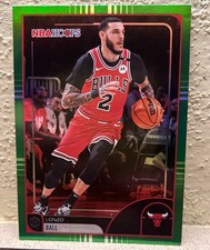 2025-26 NBA Hoops Green Parallel Lonzo Ball Insert 