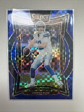 2024 Panini Select #22 Cooper Rush Blue Prizm #/249