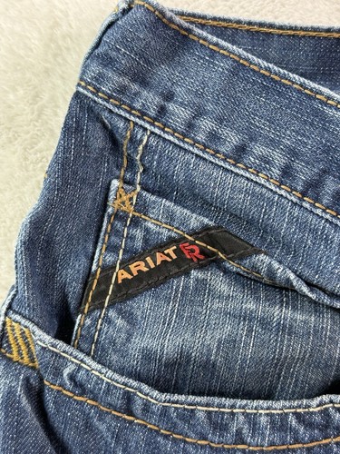 Ariat FR Jeans Mens 38x34 M4 Low Rise Boot Cut Denim Workwear Flame Resistant - Picture 6 of 10