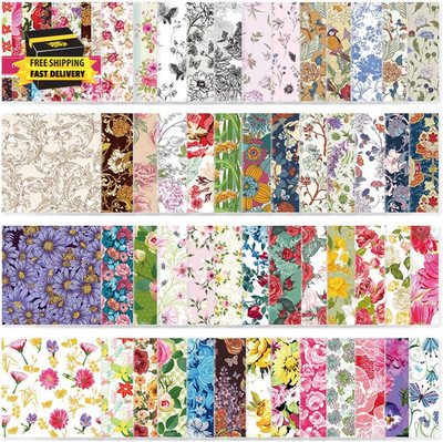 Origami Paper Kit 50 Sheets 70GSM 6 Inch Square Double Sided Color 50 Vivid Japa
