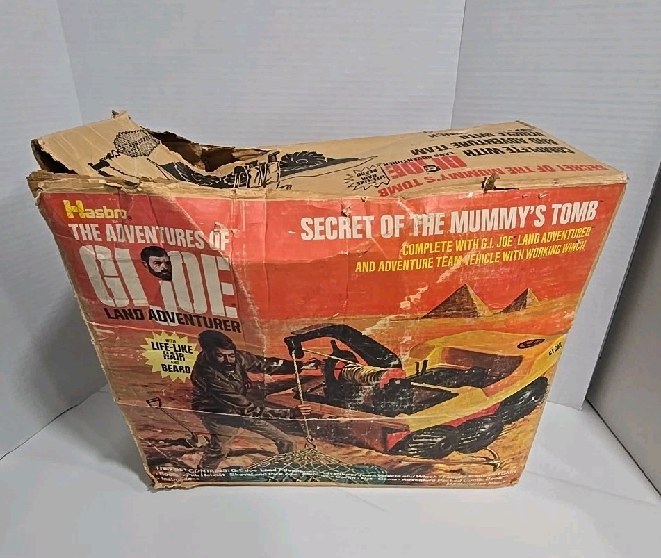 🔥 Vintage 1970 GI Joe SECRET OF THE MUMMY'S TOMB w/Box & Booklet