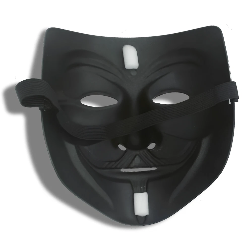 2er Pack V wie Vendetta Maske Fawkes Anonymous Halloween Cosplay Party Kostüm - Bild 4 von 4