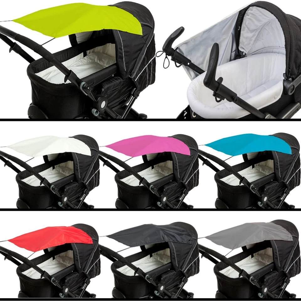 SONNENSEGEL UV50+ universal Buggy Kinderwagen Baby Sonnenschutz Sonnenschirm