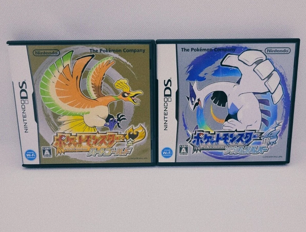 Authentic Pokemon Heart Gold Japan Nintendo DS Japanese Games Pocket Monster