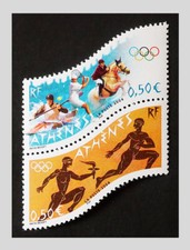 FRANCE 2004 - YT P3686 (3686/3687) JEUX OLYMPIQUES D'ATHÈNES - MNH