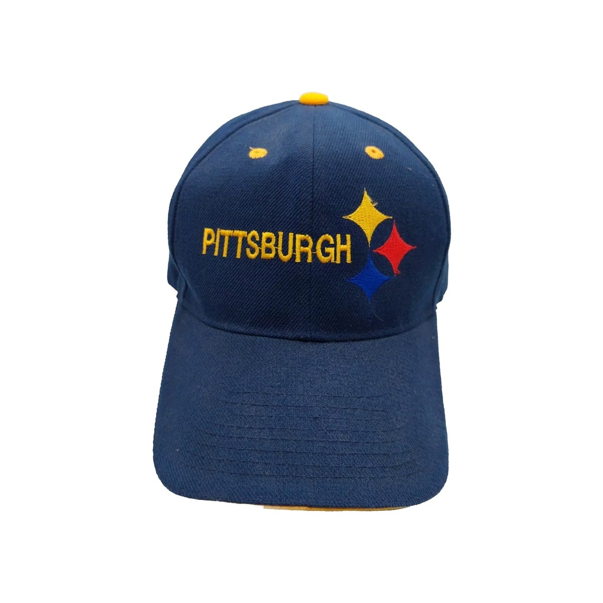 Pittsburgh Steelers Strapback Blue Hat Embroidered | eBay
