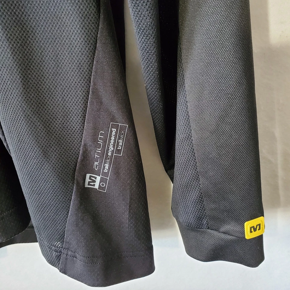 Camisa Mavic Para Hombres Grande Jersey Negro Manga Larga Pullover Altium Trail Wick Bicicleta Foto 4 de 4