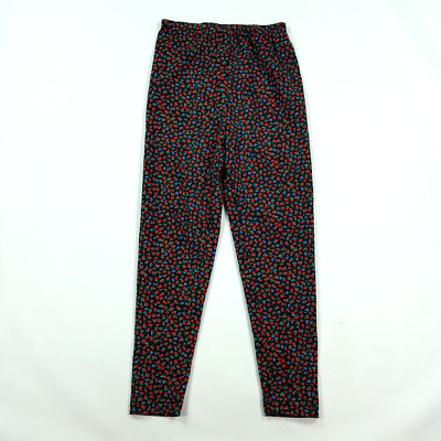 Vintage ESPRIT Kids Girls Size L Flower Leggings Elastic Waist Flower Pants