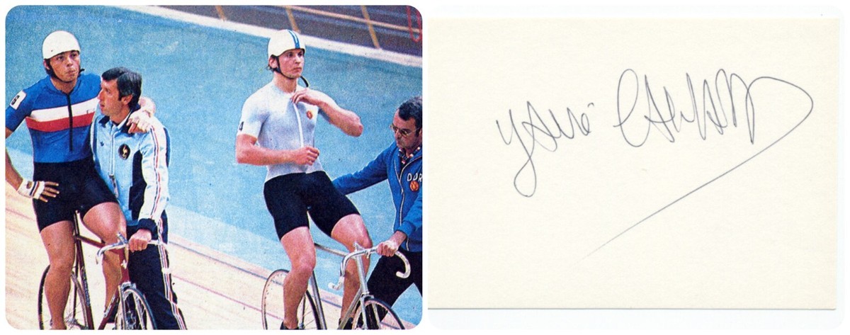 1980 Moscow Olympics Cycling Silver YAVE CAHARD Orig