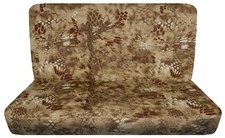 Camouflage Seat Covers Fits Ford F250 Truck 1972-1991 Front Bench No Headrest