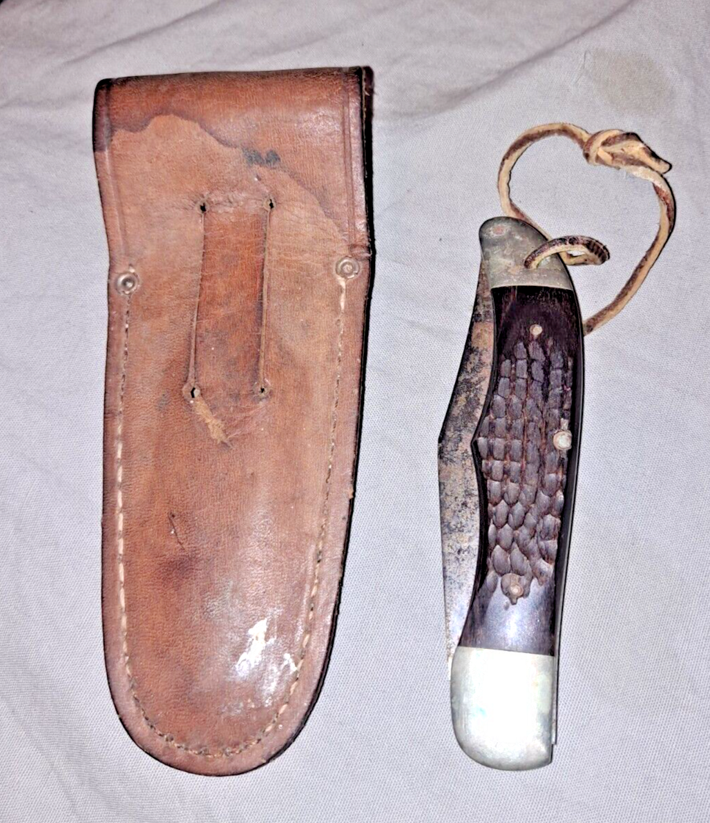 VINTAGE CASE XX 6265 SAB 2 Blade FOLDING HUNTER KNIFE | eBay