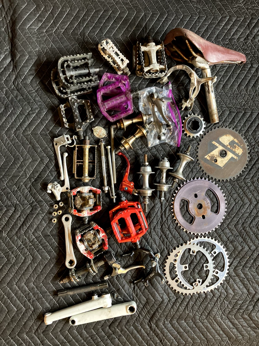 Huge lot old school BMX parts SE GT Odyssey Dia Compe Suntour
