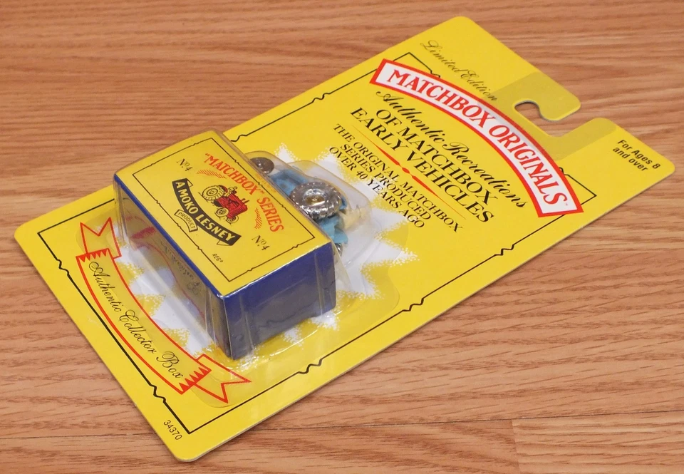 Matchbox Originals Nº 4 (34370) Tractor Moko Lesney Azul **NUEVO-RARO**  Foto 4 de 4