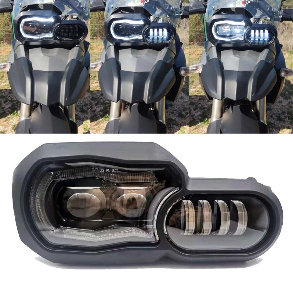 Fit BMW F800GS F800R F700GS F650GS Adventure Motorcycle Light Headlight Assembly - Image 2 of 4