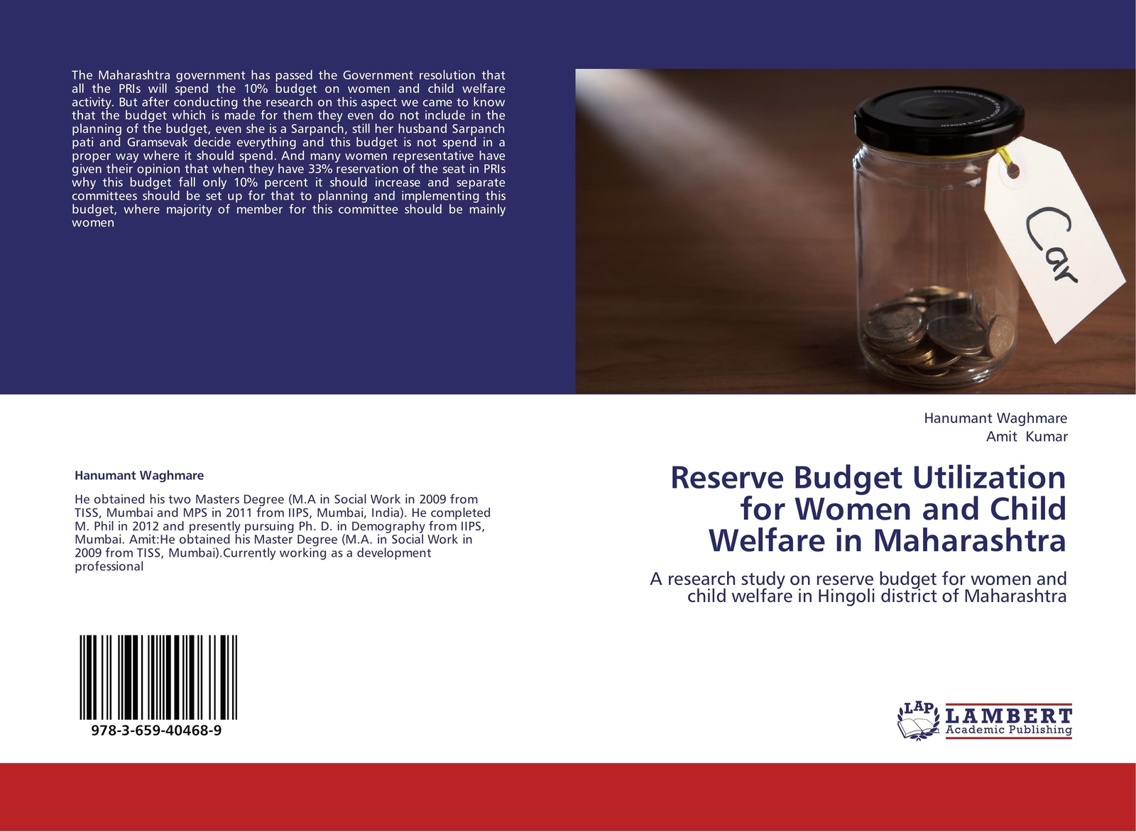Thumbnail - Hanumant Waghmare (u. A.) | Reserve Budget Utilization For Women And
