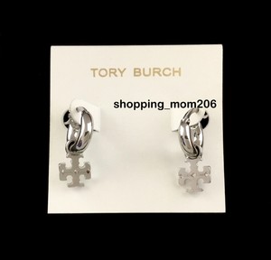 tory burch kira huggie hoop earrings