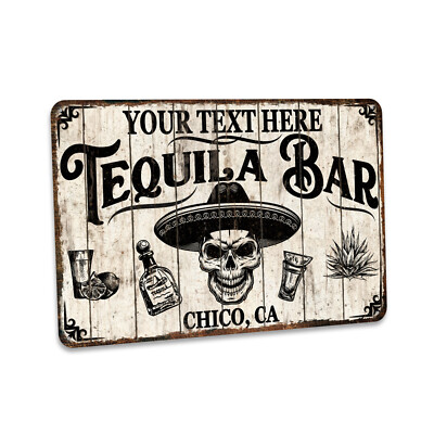 Custom Tequila Bar Sign Home Bar Decor Margarita Bar Gift For Dad 108122002171
