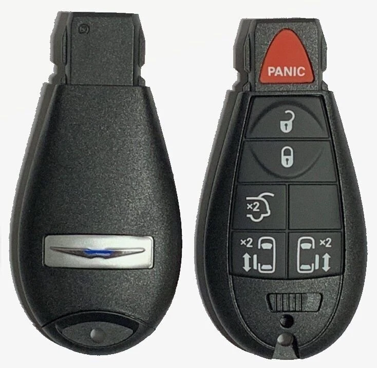 X2 NUEVA llave fobik para Chrysler Town & Country 2008-2017 6 botones IYZ-C01C Foto 2 de 4