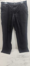 Vintage Dockers 33X32 Black Classic Right Front Pocket has A hidden Pocket D14