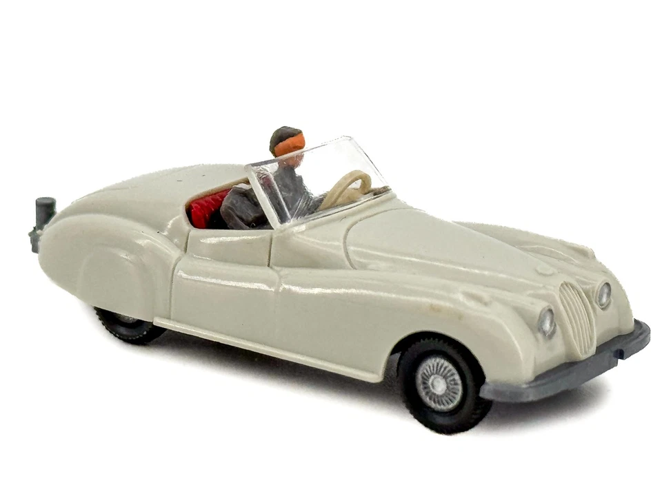 Vtg Wiking Jaguar Sport Coupe #20 w/ Driver + Passenger Man Cave Car ASIS - Image 3 of 4