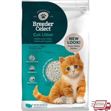 Natural Cat Litter 99 Recycled Paper Highly Absorbent Low Dust Pellets 14lb Bag