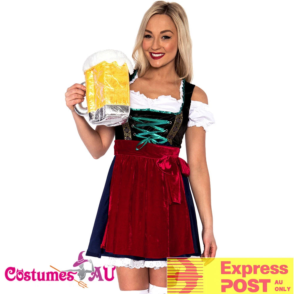 German beer maid costume top