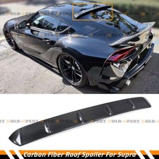 For 2020-26 Toyota Supra Mk5 Carbon Fiber Jdm Ag Style Rear Window Roof Spoiler