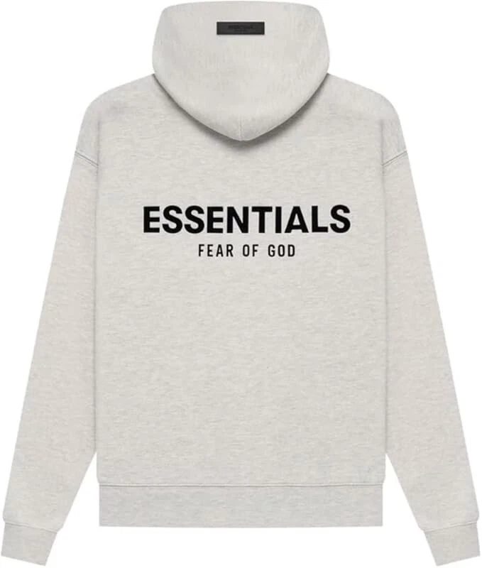 Authentic Fear Of God Essentials Light Oatmeal Hoodie - ALL Sizes - Image 2 of 2
